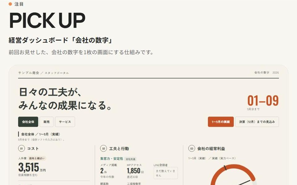 参加者用ページの画面。前回の発表の資料が見られる